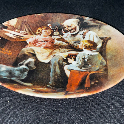 Norman Rockwell Colonel C. Plate