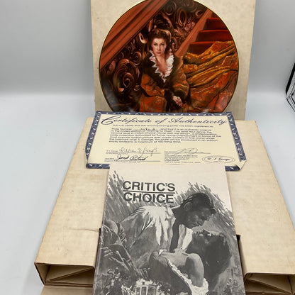 W.L. George Bradford Exchange Limited Edition Waiting for Rhett 1991 with Box and COA