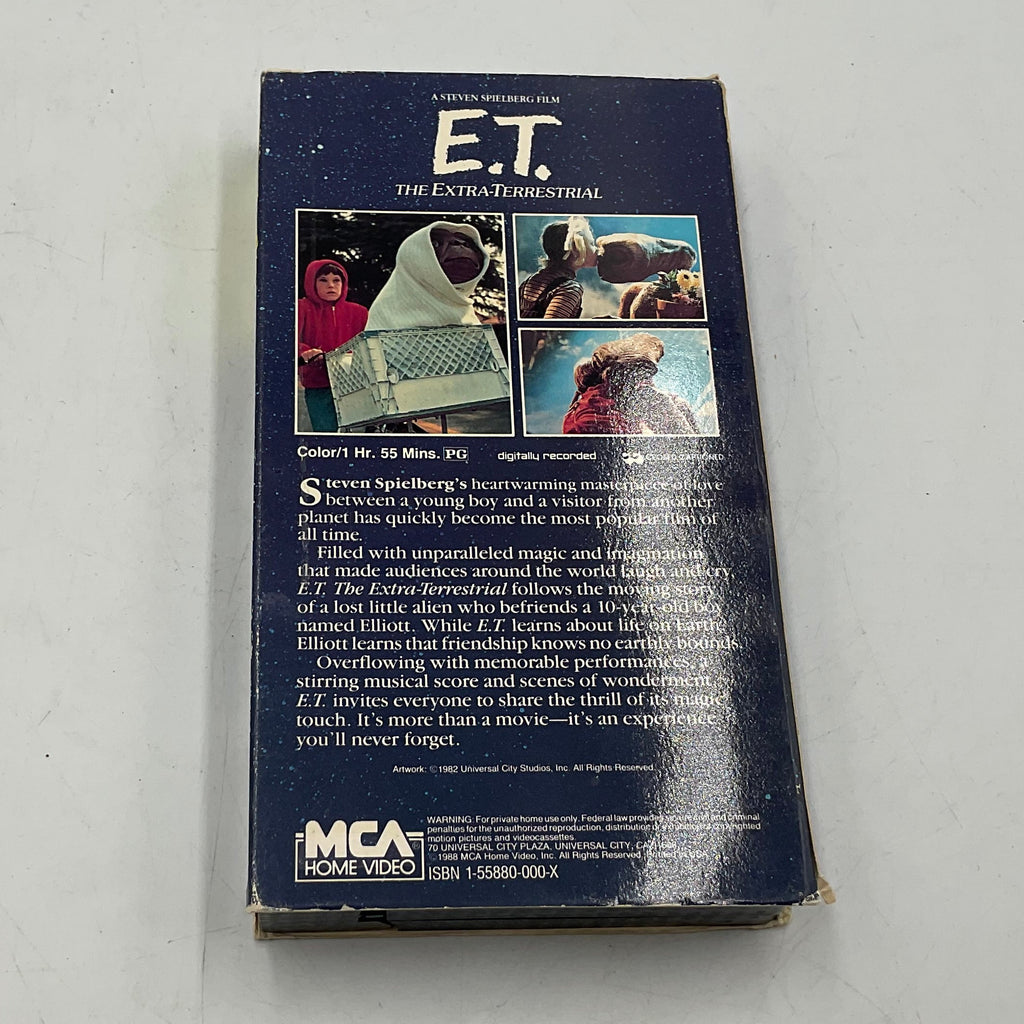 E.T. The Extra-Terrestrial VHS Tape