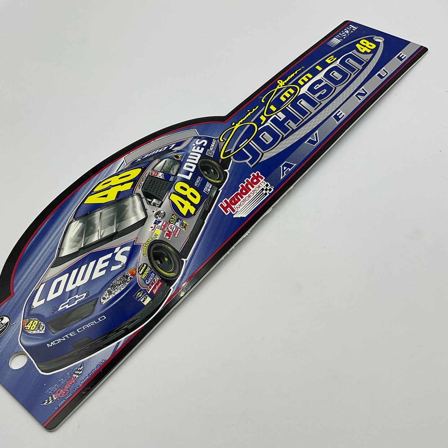 NASCAR #48 Jimmie Johnson Avenue Sign