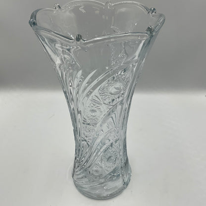 Ready JB Crystal Glass Vase Featuring Sunflower