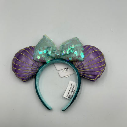 Disney Parks The Little Mermaid Ariel Minnie Mouse Sequin Bow Ears