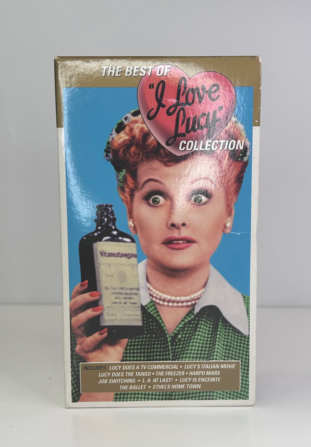 The Best Of I Love Lucy Collection VHS Tapes Vintage 2003 Volume 1 and 2 Untested