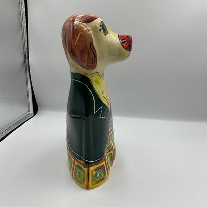 Hand-Painted Ceramic Dog Decorative Figurine