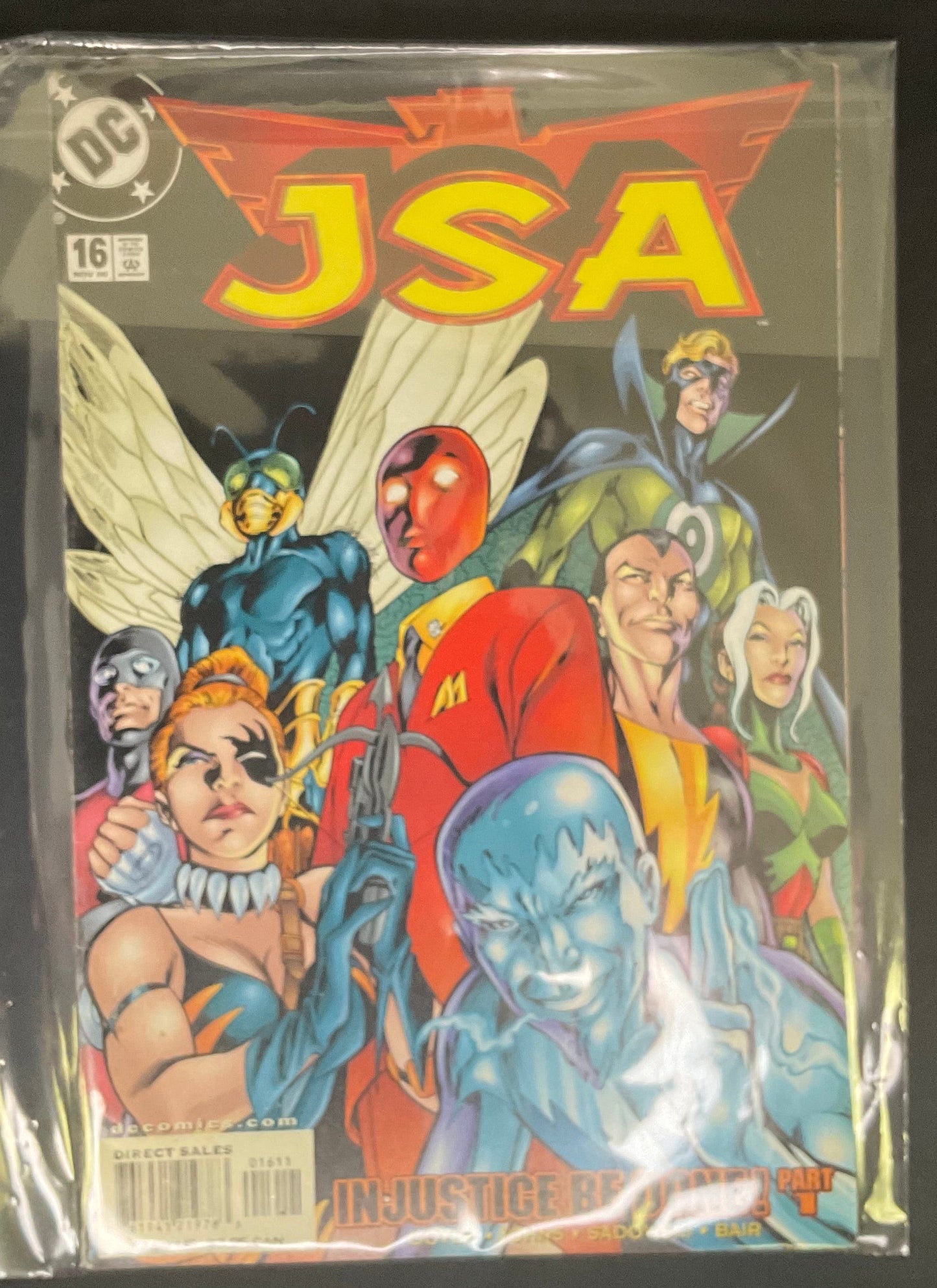 JSA #16 Injustice Be Done Part 1 Direct Edition Vintage Nov 2000 DC Comic Book