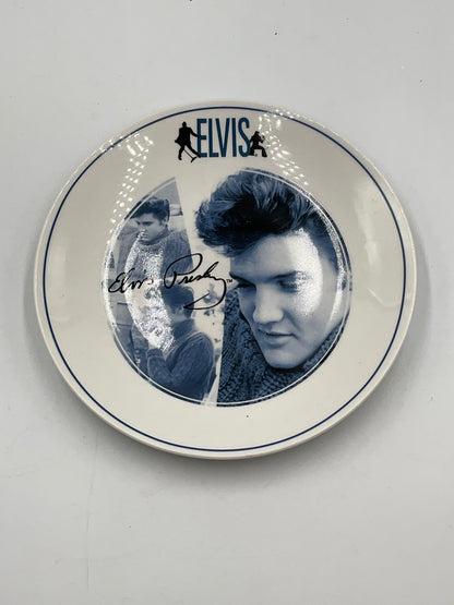 Elvis Presley 8 Inch Ceramic Plate with Printed signature Signature Product