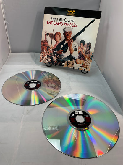 Steve McQueen The Sand Pebbles LaserDisc Two Disc Video Box Set Untested