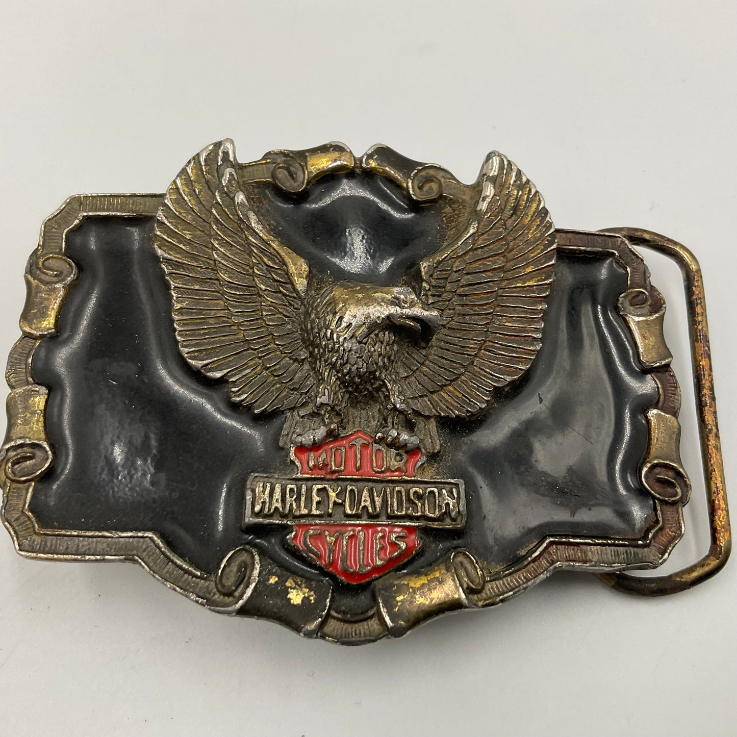 Vintage Harley-Davidson “Screaming Eagle” Belt Buckle