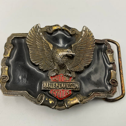 Vintage Harley-Davidson “Screaming Eagle” Belt Buckle