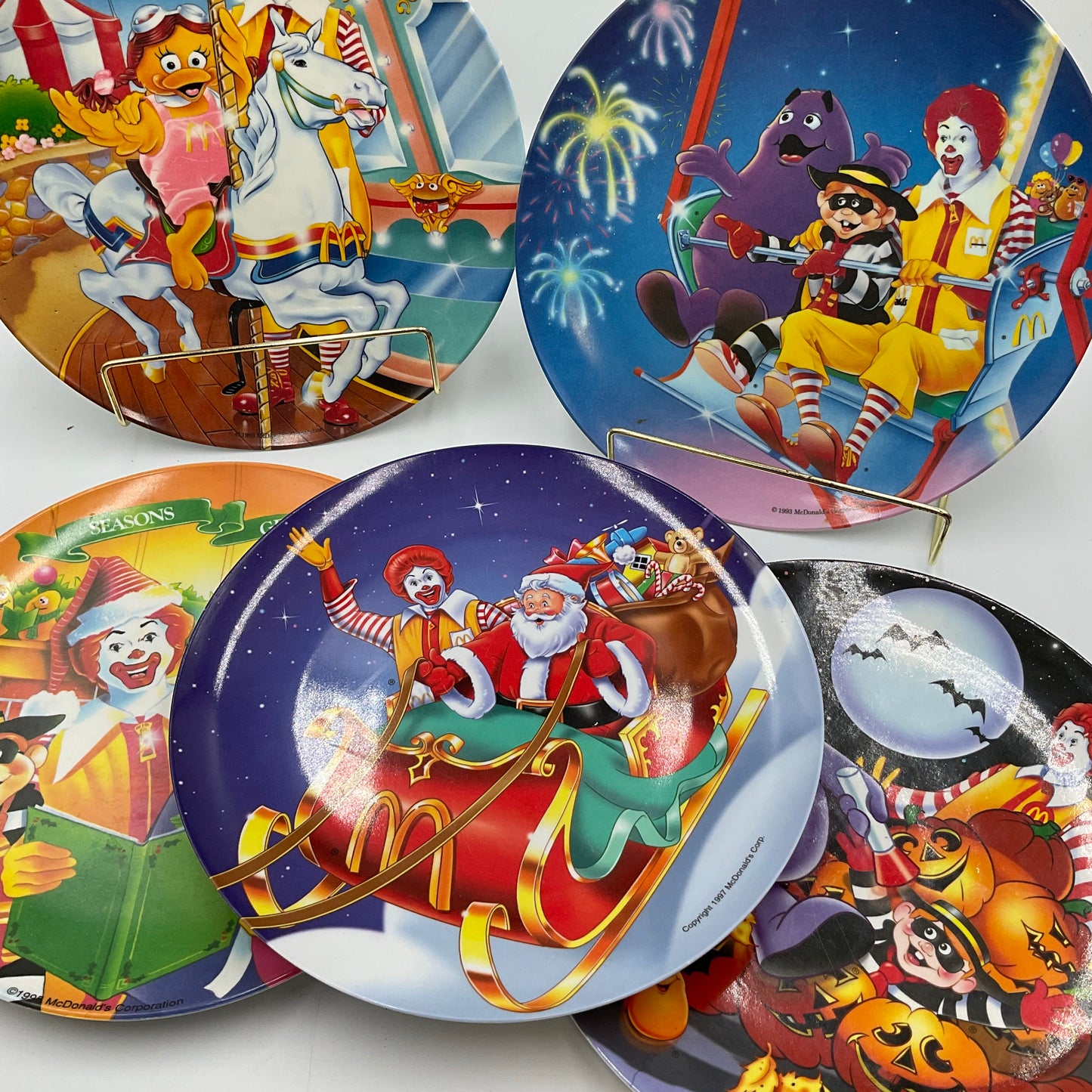 McDonald’s Collector’s Plates Set of 5