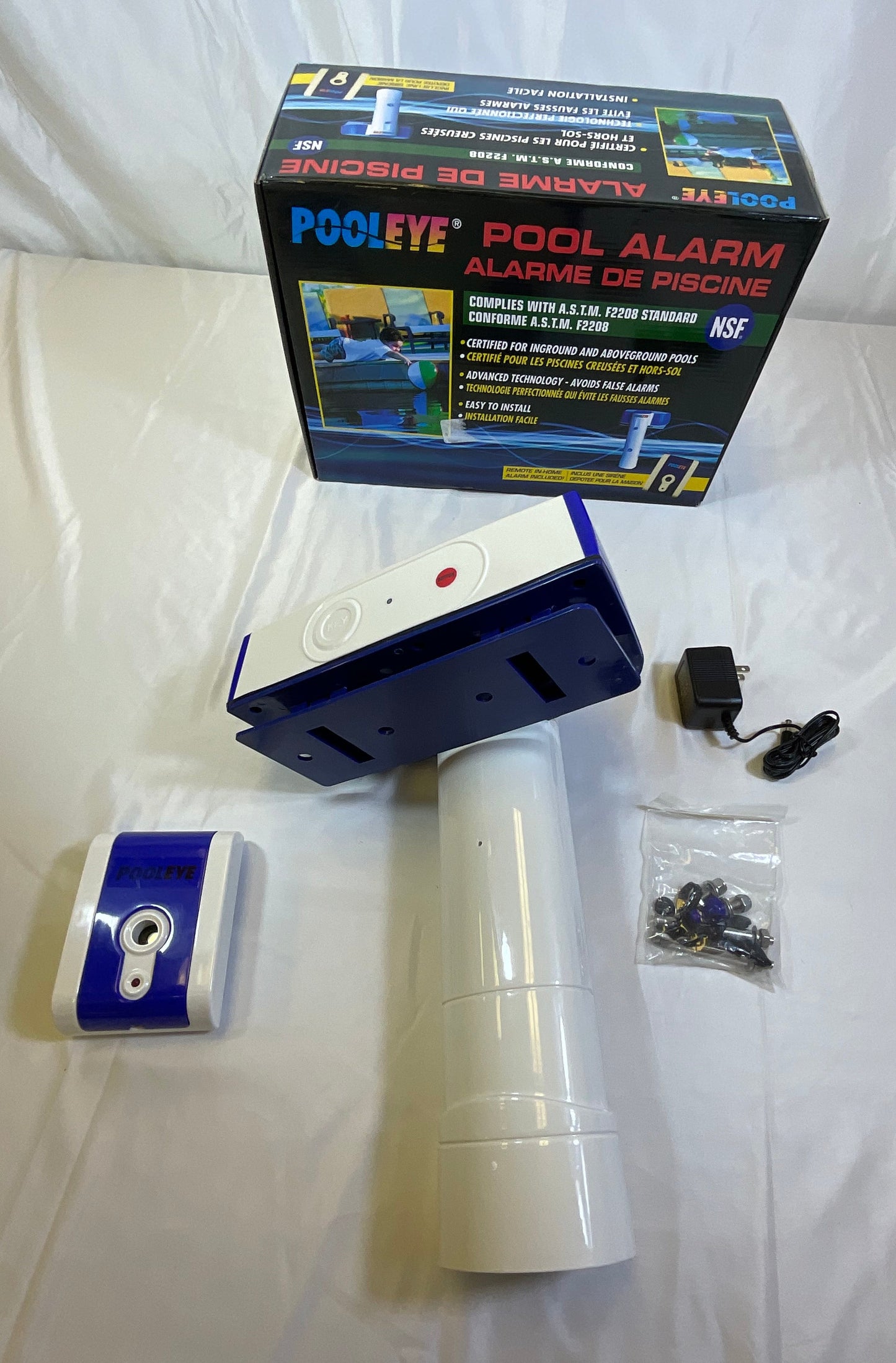 PoolEye Pool Alarm Inground and Above Ground in Original Box Untested