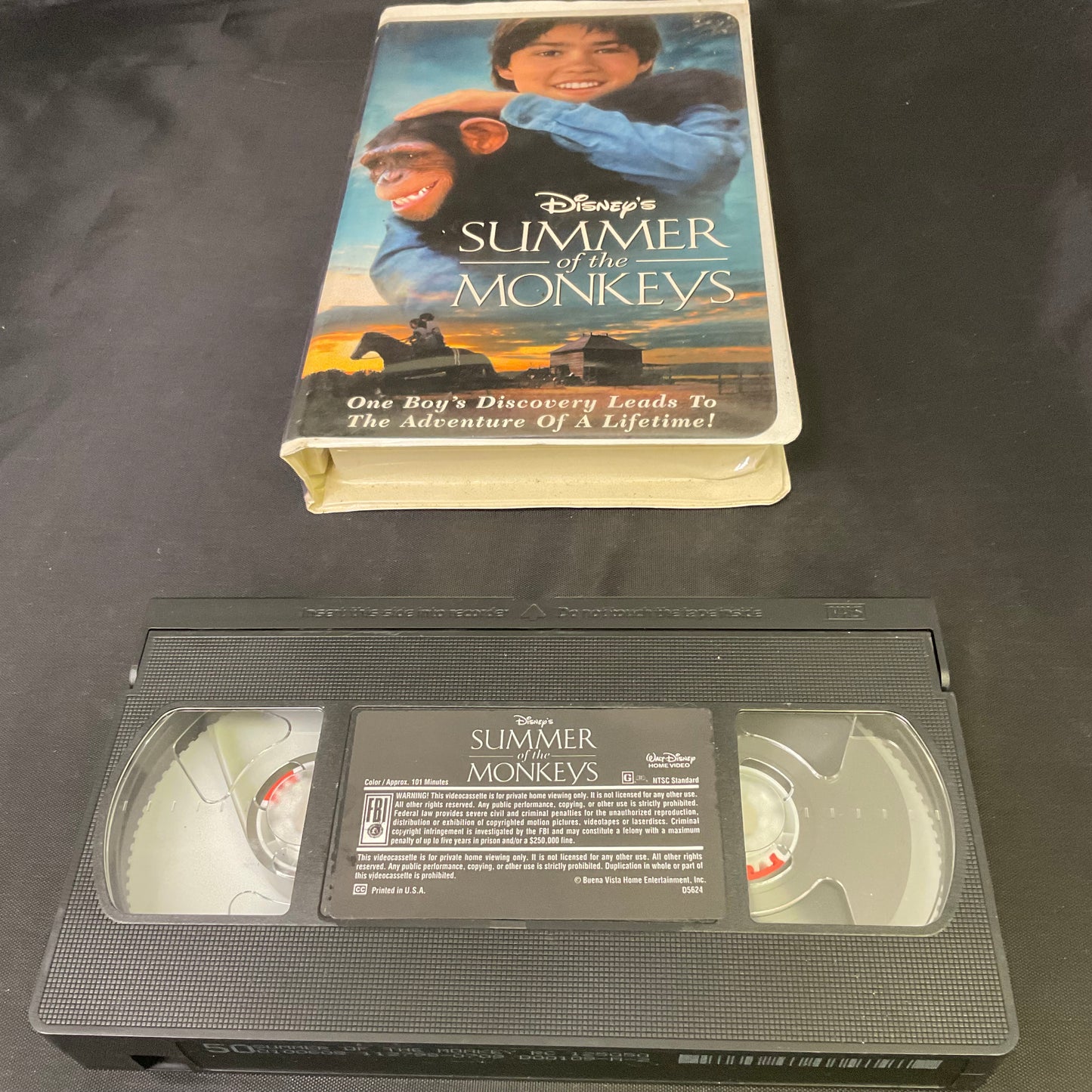 Disney’s Summer of the Monkeys VHS Tape