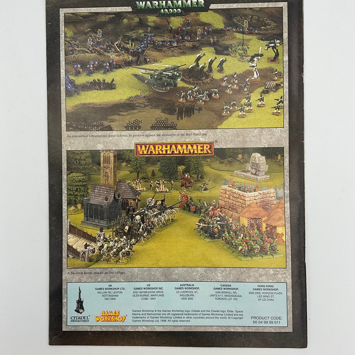 Vintage Games Workshop World of Hobby Games 1998