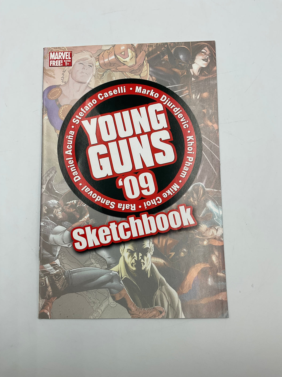 Magazines title:%20Marvel%20Free%20Young%20Guns%20'09%20Sketchbook%20Promotional%20Preview%20Comic%20Guide