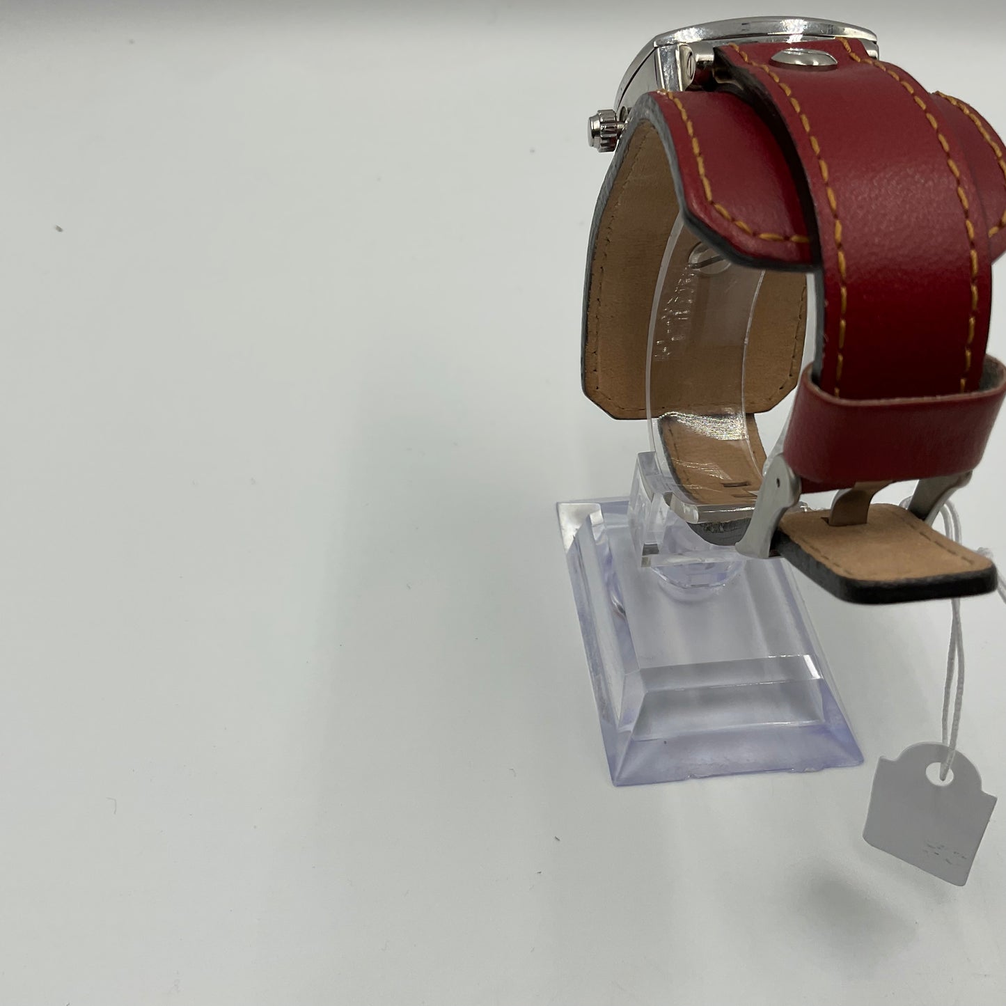 Code Brand Water Resistant Leather Cuff Band Quartz Watch New Battery