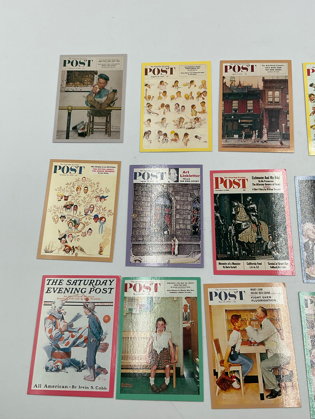 Vintage 1993 Norman Rockwell Series 2 Trading Card Lot