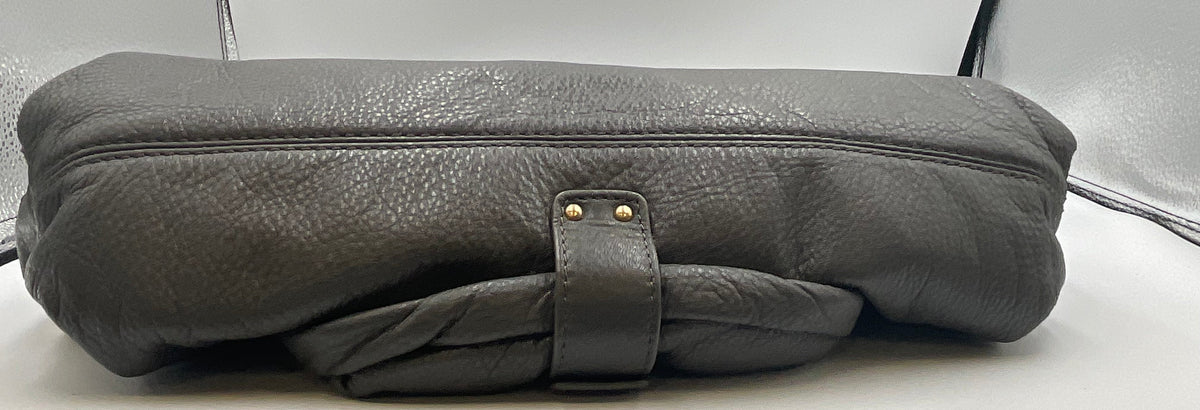 Michael Kors Beverly Black Pebbled Leather Hobo Handbag