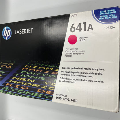 Genuine HP LaserJet 641A Magenta Print Cartridge Sealed Brand New