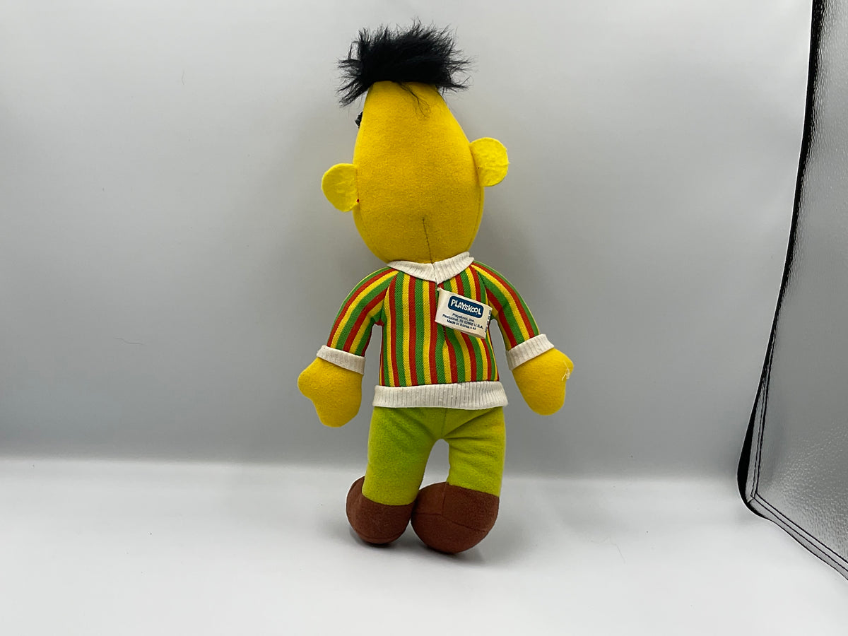 Vintage 1980s Playskool Sesame Street Bert 13" Plush Toy