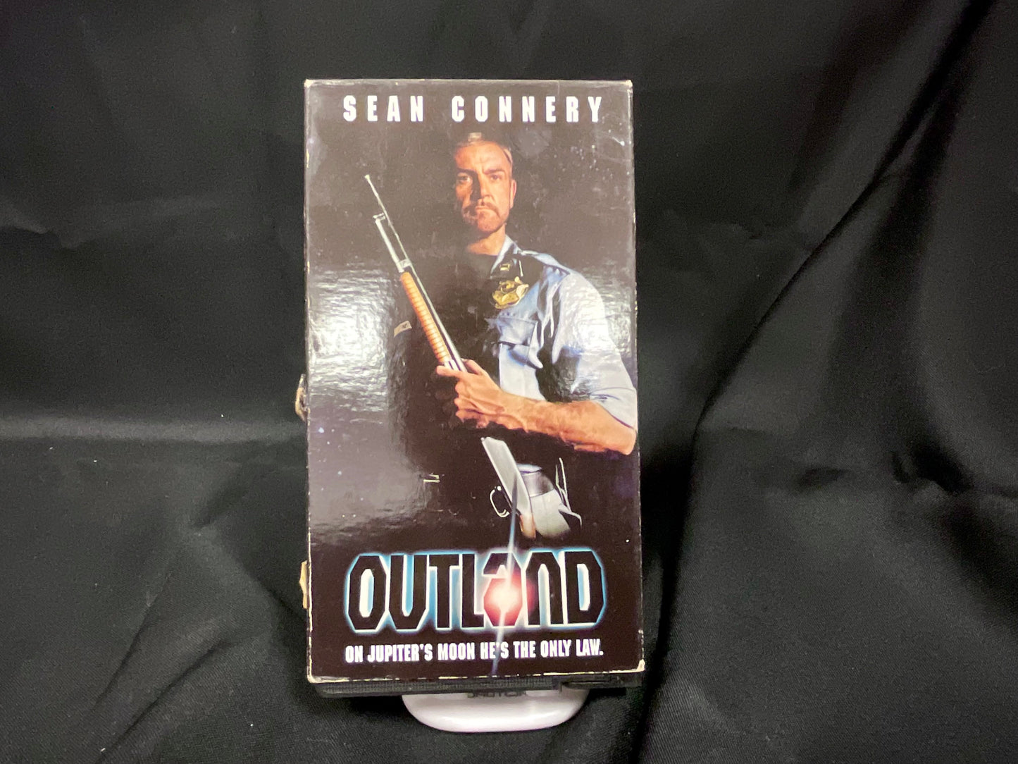 Outland Sean Connery Vintage 1981 VHS Video Tape Black and White Movie Film