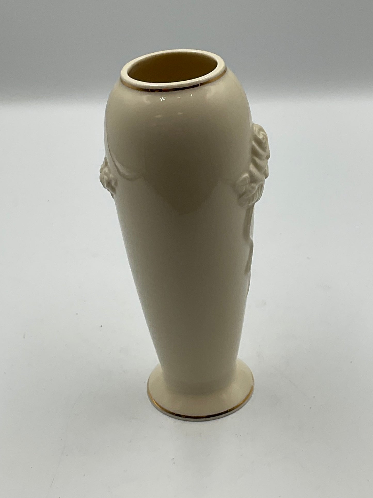 Lenox Rose Blossom Ivory Porcelain Vase