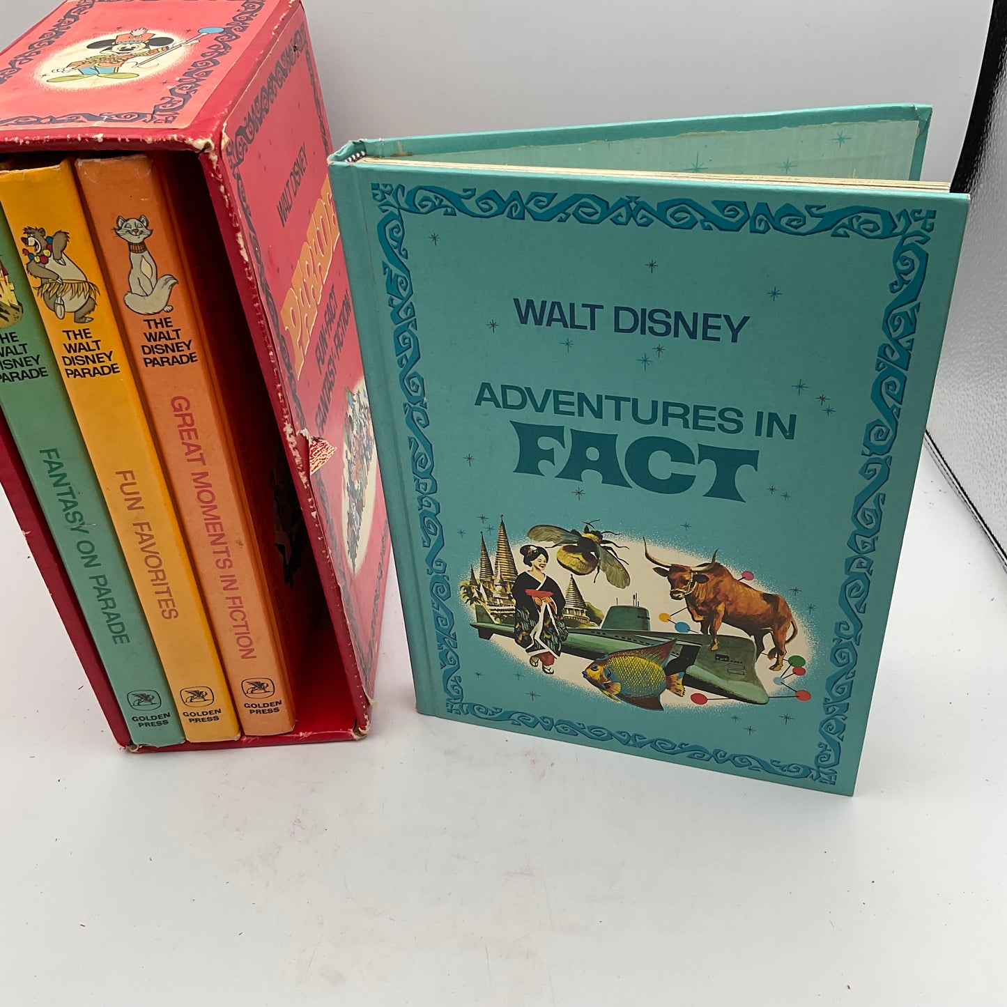 Walt Disney’s Parade set of 4 books Vintage 1970