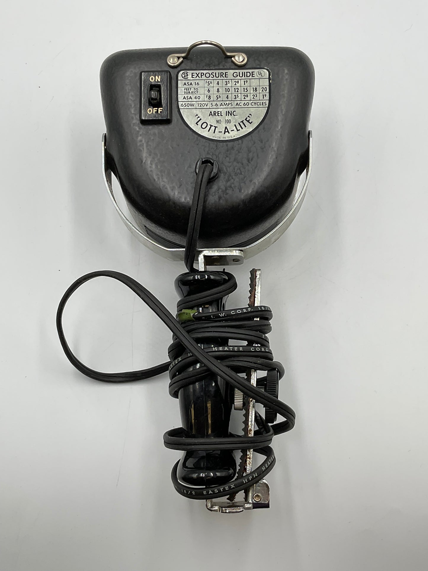 Lott a Lite Vintage Controlled Movie Lighting untested General Electric Uniflood Lamp