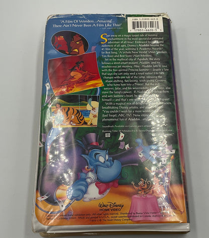 Walt Disney Classic Aladdin Vintage VHS Video Tape Movie