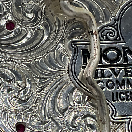 Wrangler Belt Buckle NFR 60th Anniversary Montana Silversmith Las Vegas