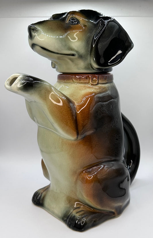 Erphila Vintage 1940s Porcelain Glazed Teapot Dachshund Beagle West Germany 6703B Full Mark