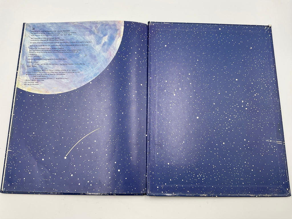 Hardback Book Zenon Girl Hardcover Book Marilyn Sadler Roge Bollen 1996 First Edition Disney Inspiration