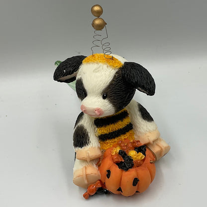 Enesco Mary's Moo Moos Busy Bee-ing Sweet Halloween Cow Figurine #731811