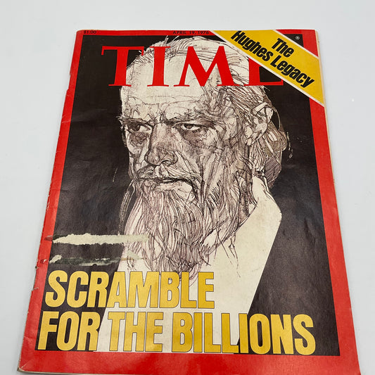 Time Magazine Vintage 1976 The Hughes Legacy Scramble for Billions