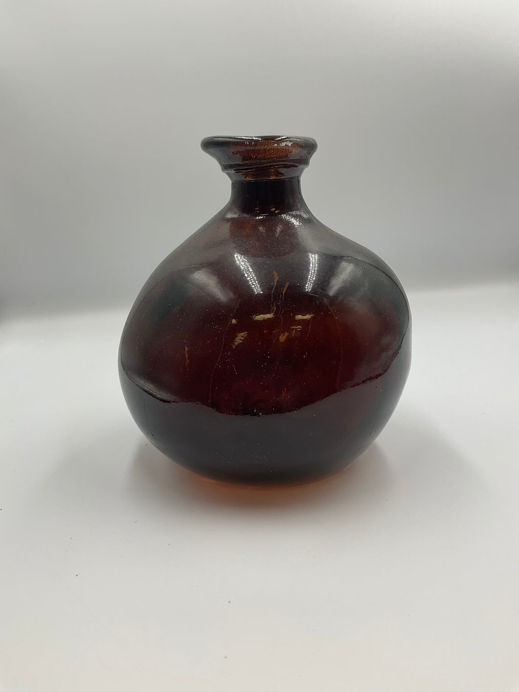Vidrios San Miguel Hand Made Recycled Glass Balloon Bubble Vase Spain