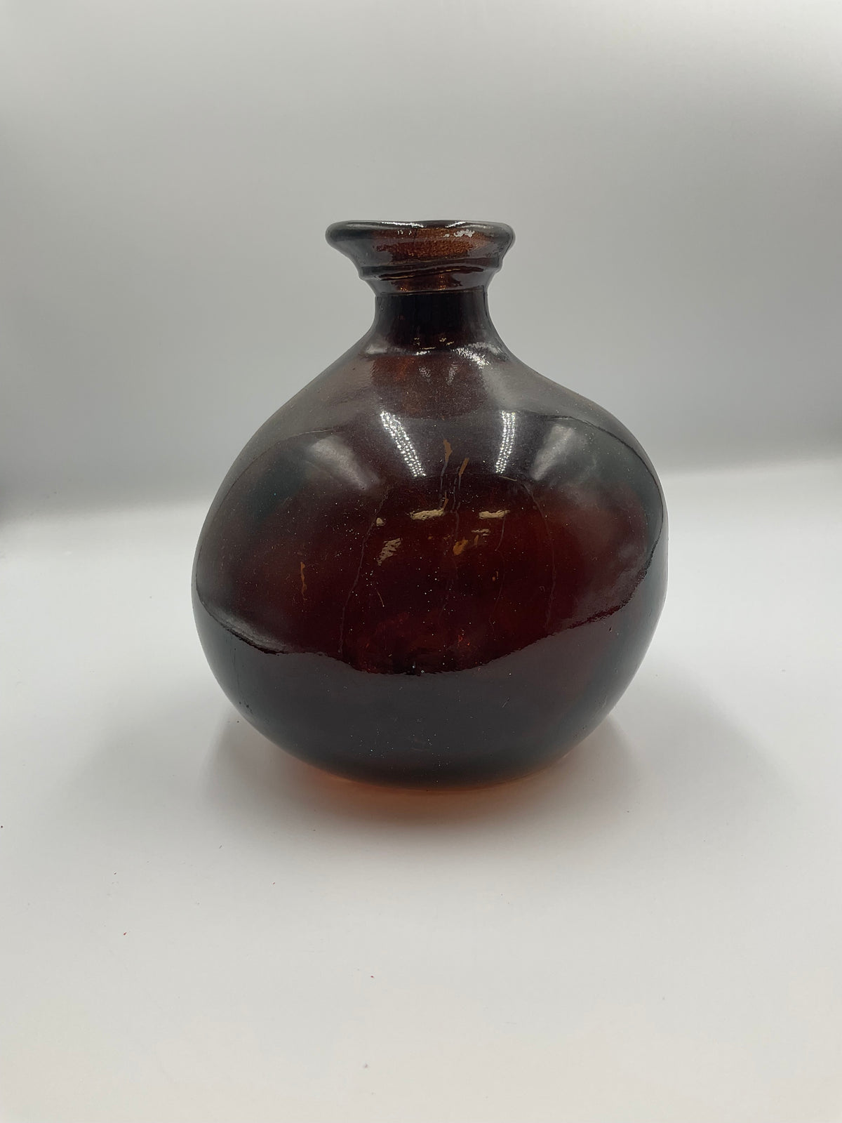 Vidrios San Miguel Hand Made Recycled Glass Balloon Bubble Vase Spain