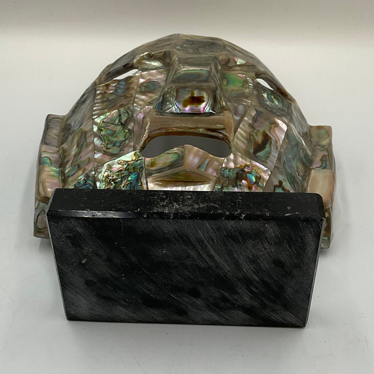 Mayan Style Burial Mask Art Decor Tile Mosaic Sculpture