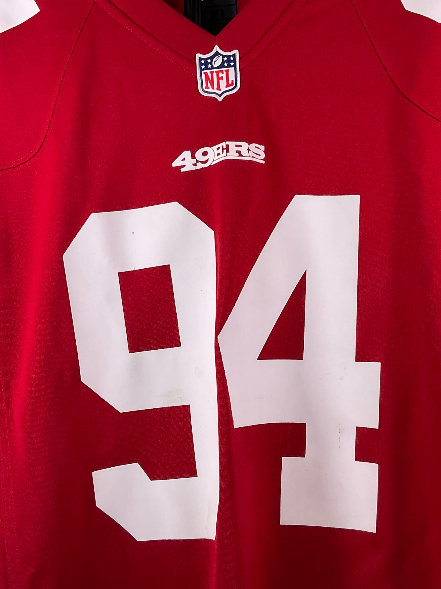 Justin Smith San Francisco 49ers NFL Licensed Nike Jersey #94 Size XXL New Without Tags