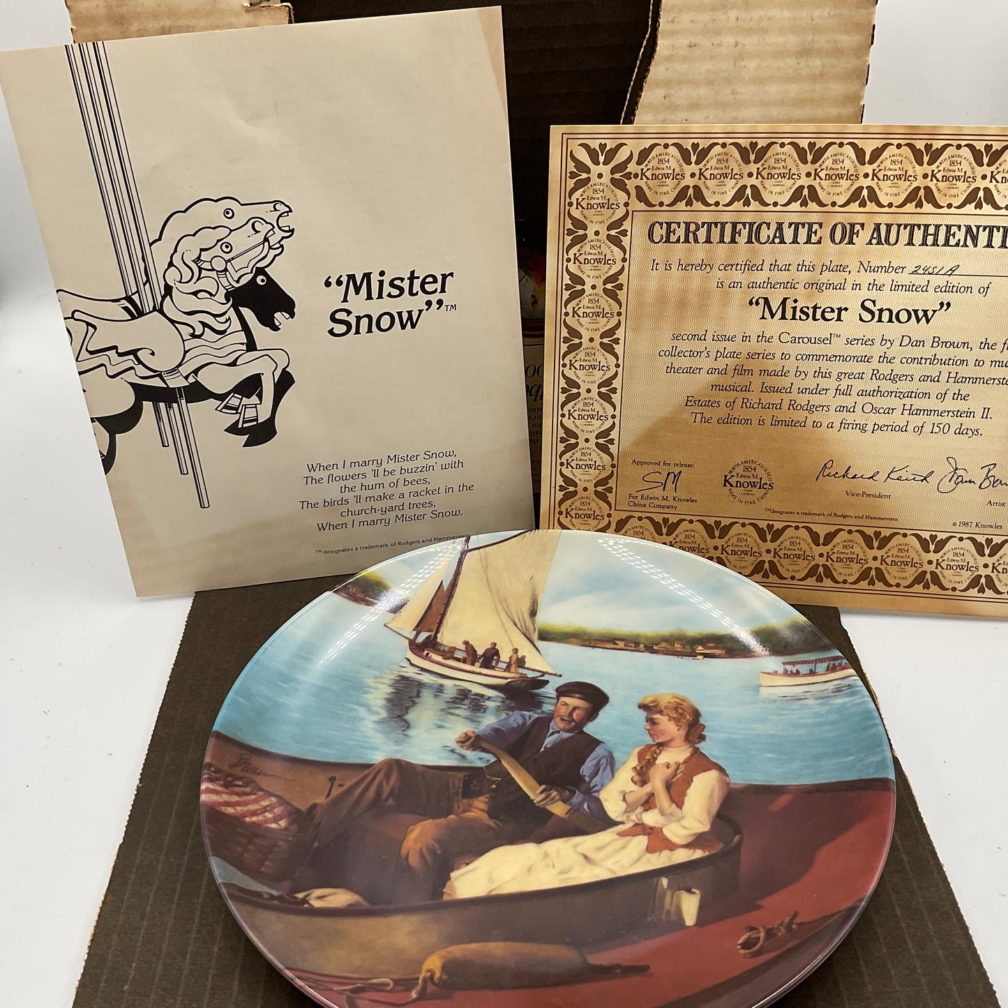 The Edwin M. Knowles China Co. Mister Snow By Dan Brown