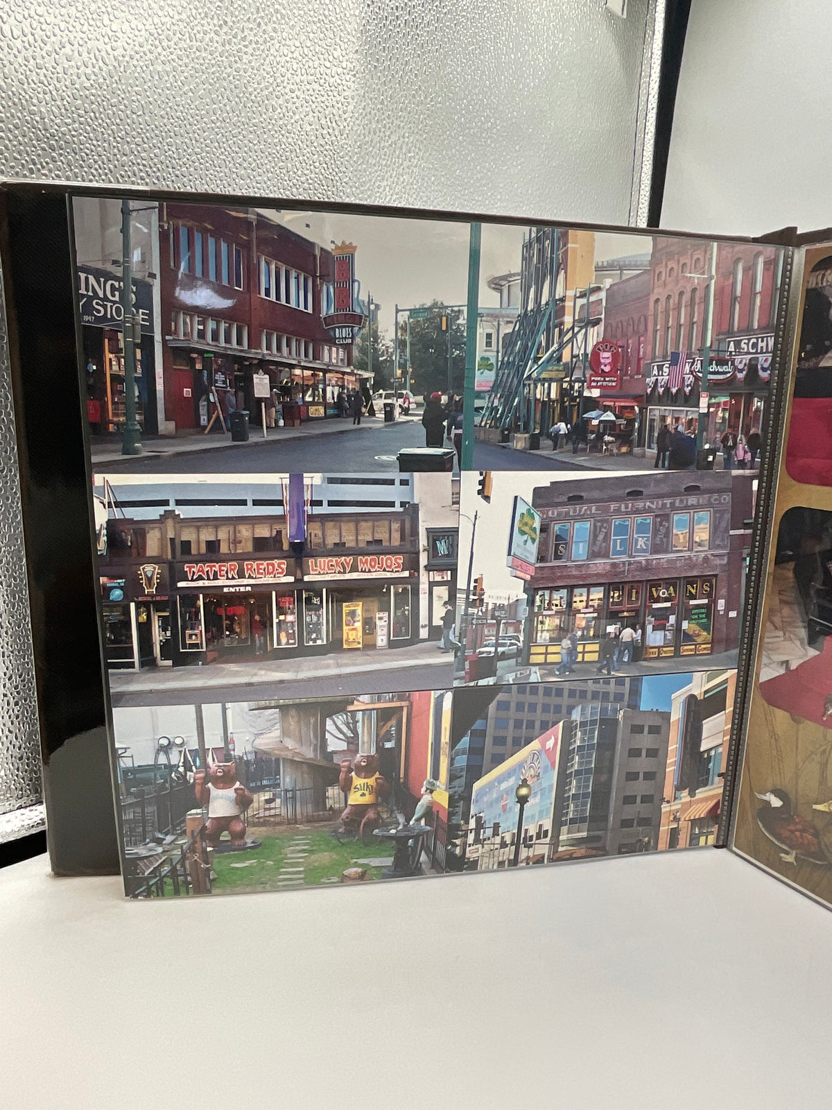 completed, vintage Graceland & Memphis vacation photo scrapbook