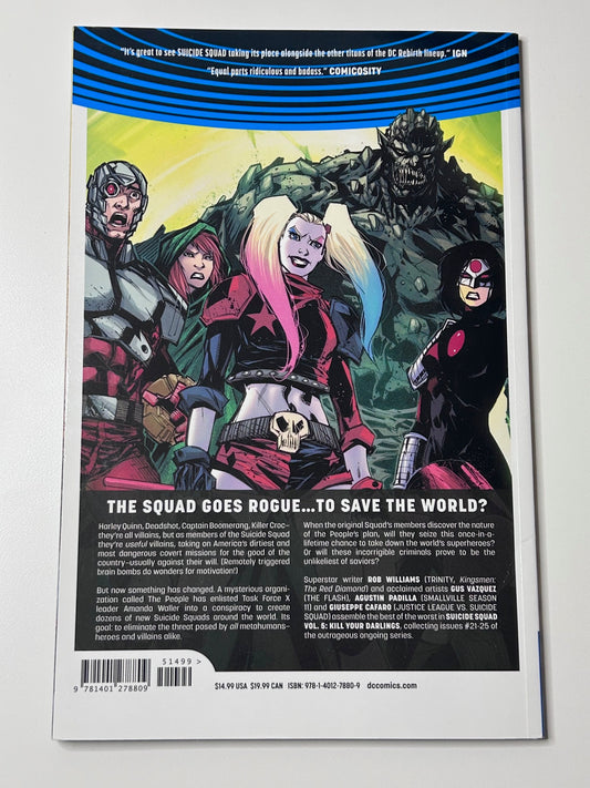 Suicide Squad Vol 5 Kill Your Darlings DC Universe Rebirth Comic Book April 2018