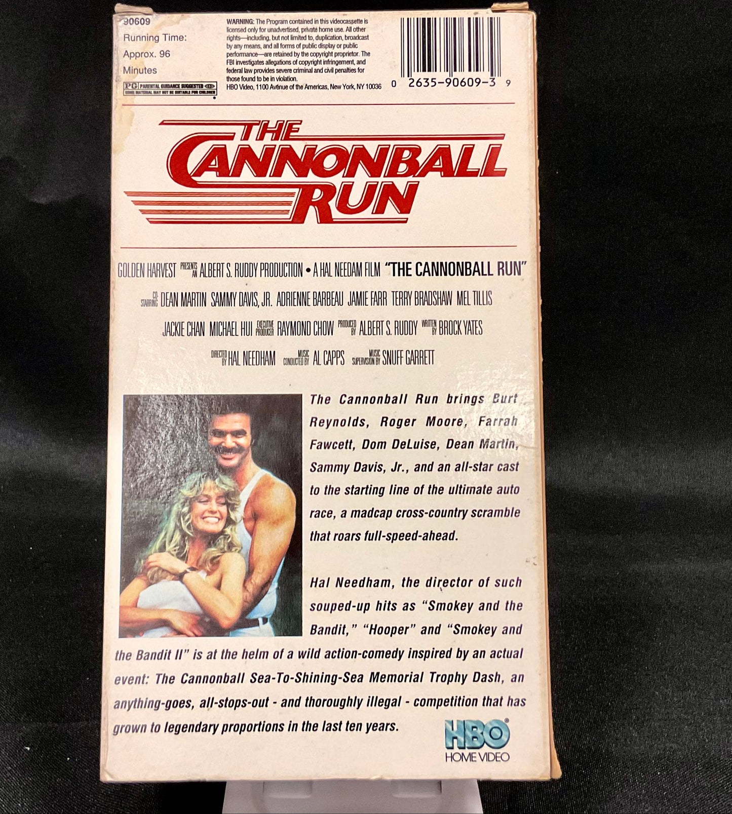 Cannonball Run Vintage 1981 VHS Video Tape Albert S. Ruddy