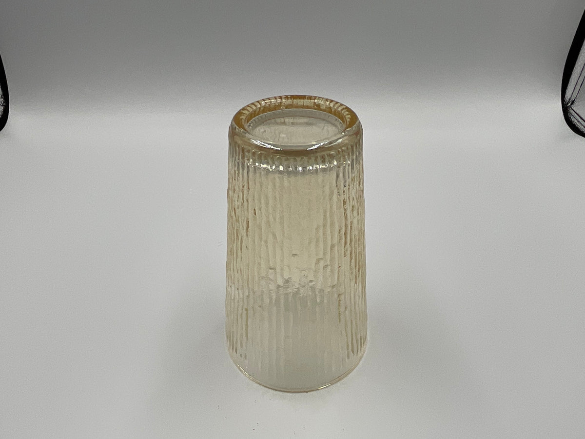 Jeannette Glass Finlandia Marigold Tree Bark Carnival Tumbler (5)