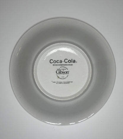 Coca-Cola Vintage 1996 8 inch Round Bowl by Gibson Designs