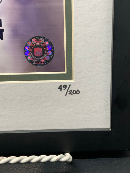 Brett Favre Beckett Authenticated Autograph #49/200 8x10 Photo