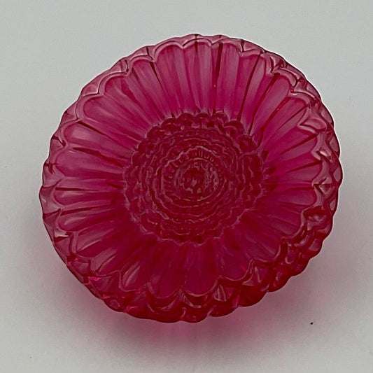 Waterford Crystal Pink Gerbera Daisy Paperweight