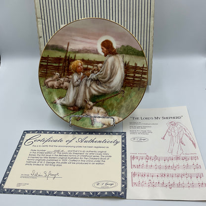 W.L.George Fine China The Lord’s My Shepard By Cicely Mary Barker