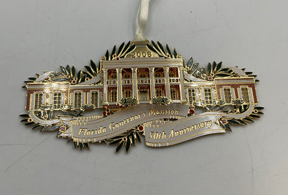 2006 Florida Governor's Mansion 50th Anniversary Christmas Ornament