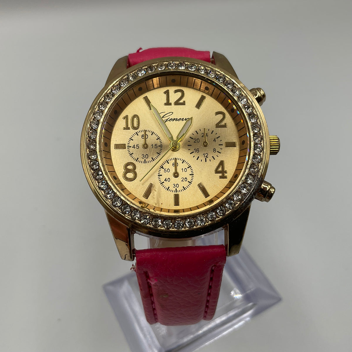 Geneva Gold-tone Women’s Chronograph Wristwatch