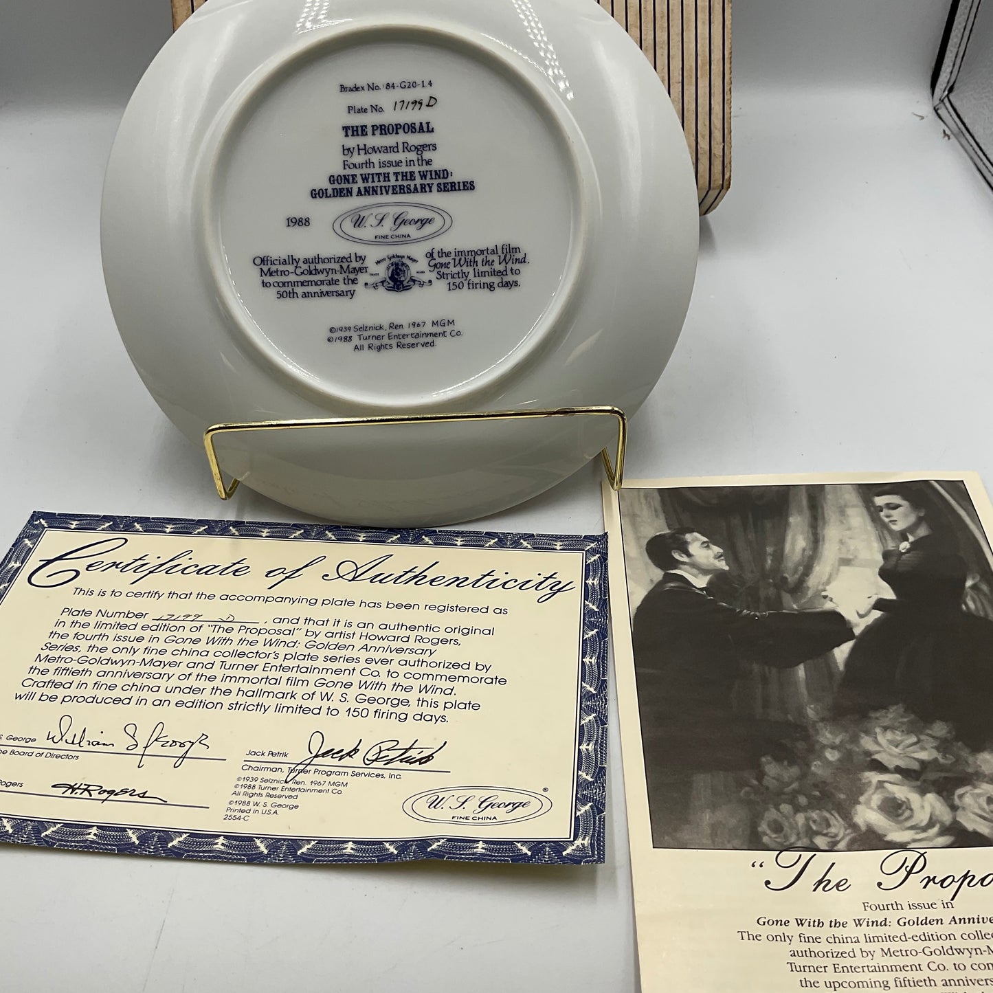 W.L.George Fine China The Proposal by Howard Rogers