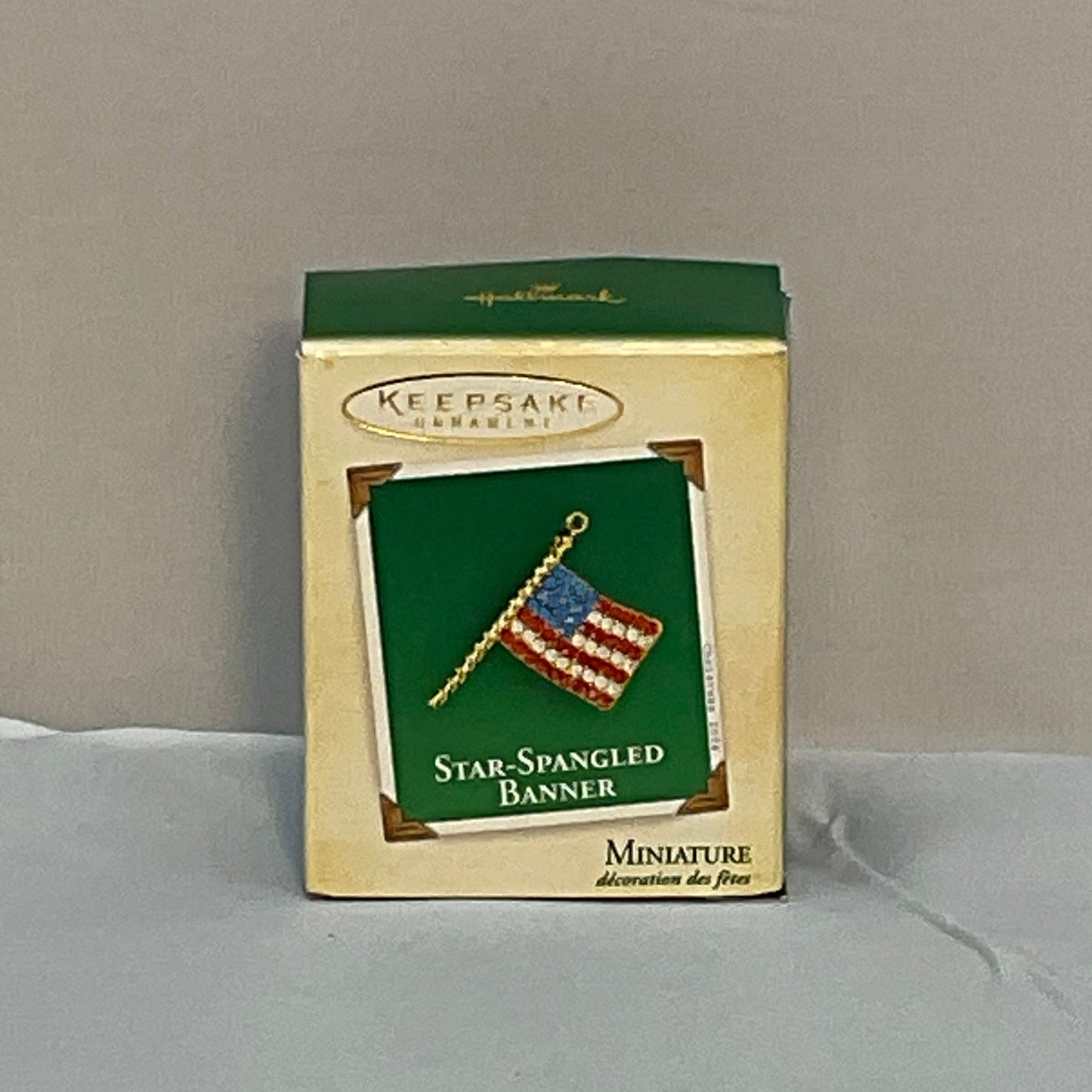 2004 Miniature Hallmark Keepsake Ornament Star-Spangled Banner